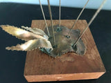 Modernist Jere Style BIRD Kinetic Sculpture MCM ABSTRACT Brutalist 17" ESTATE