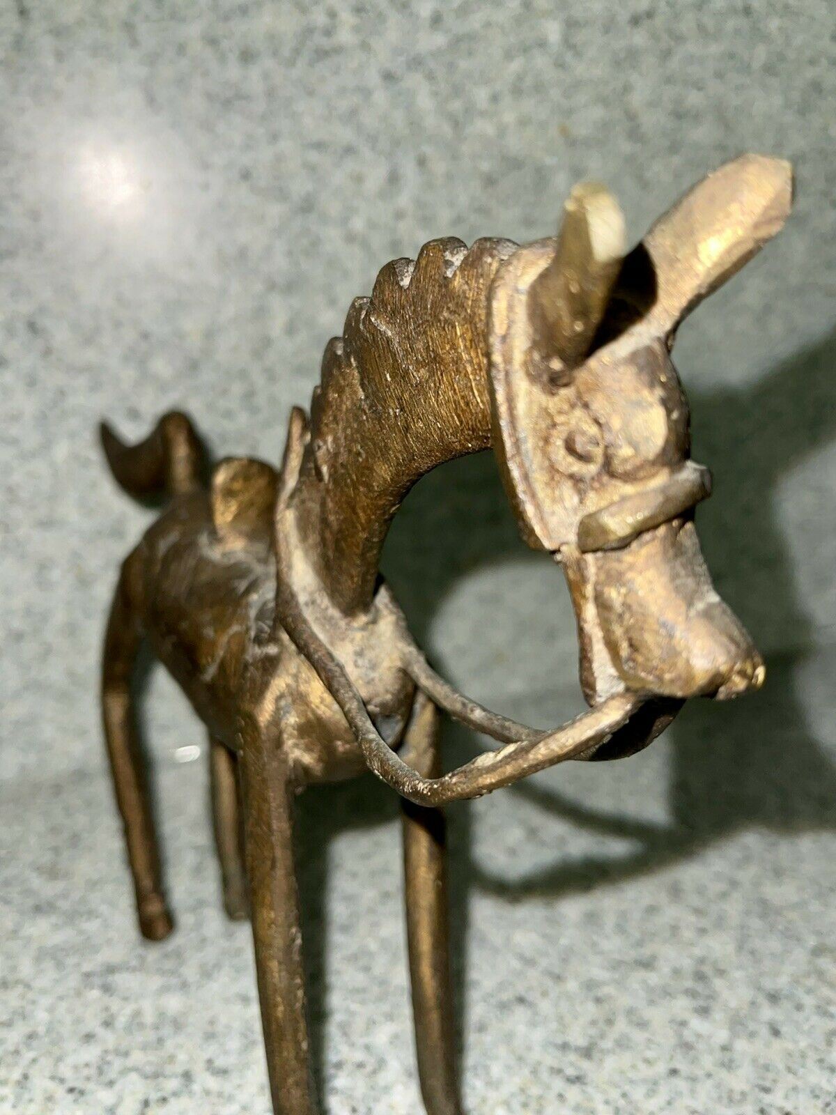 Vtg Bronze Horse Etruscan Sculpture MCM Italy Brutalism Modernism Wainberg Era
