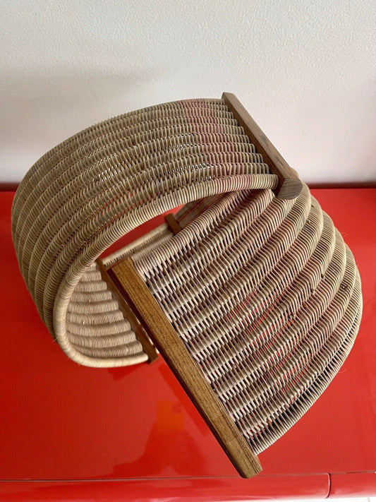 Contemporary Abstract Sculpture Woven Rattan Amorphous Modern Art Japanese?