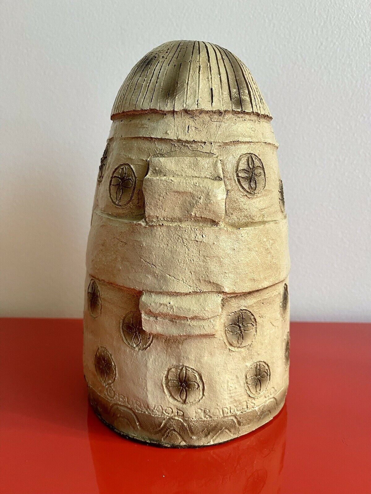 Vintage Burwood Products USA Composite Statue Figurine Modernist Kimono Girl MCM