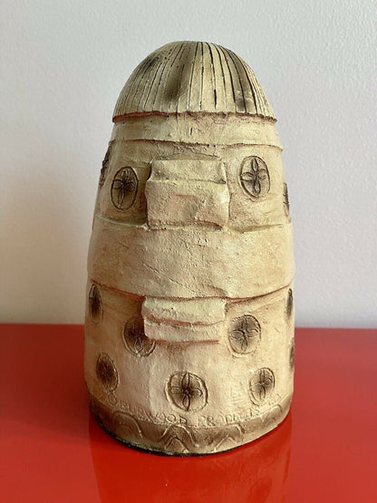 Vintage Burwood Products USA Composite Statue Figurine Modernist Kimono Girl MCM