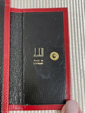 Vintage Dunhill Red Leather Bifold Travel Wallet 4.5” x 7.75” Germany