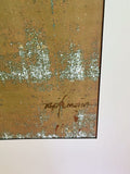 Unusual Signed Oversized Photo Abstraction 34” x 42” Giclee Print Weird Hands