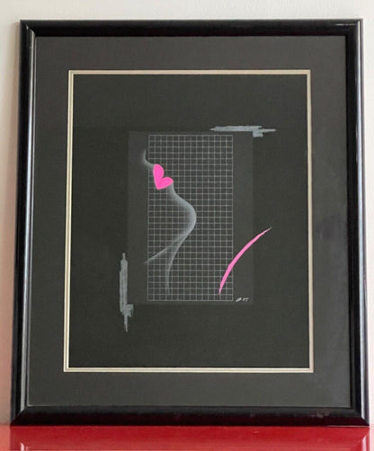 80s Memphis Milano Style Graphic Postmodern New Wave Pop Art Print 23” x 27” #1