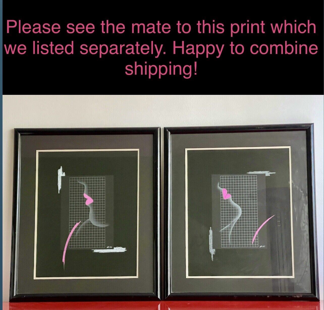80s Memphis Milano Style Graphic Postmodern New Wave Pop Art Print 23” x 27” #1