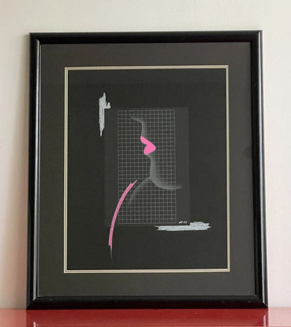 80s Memphis Milano Style Graphic Postmodern New Wave Pop Art Print 23” x 27” #2