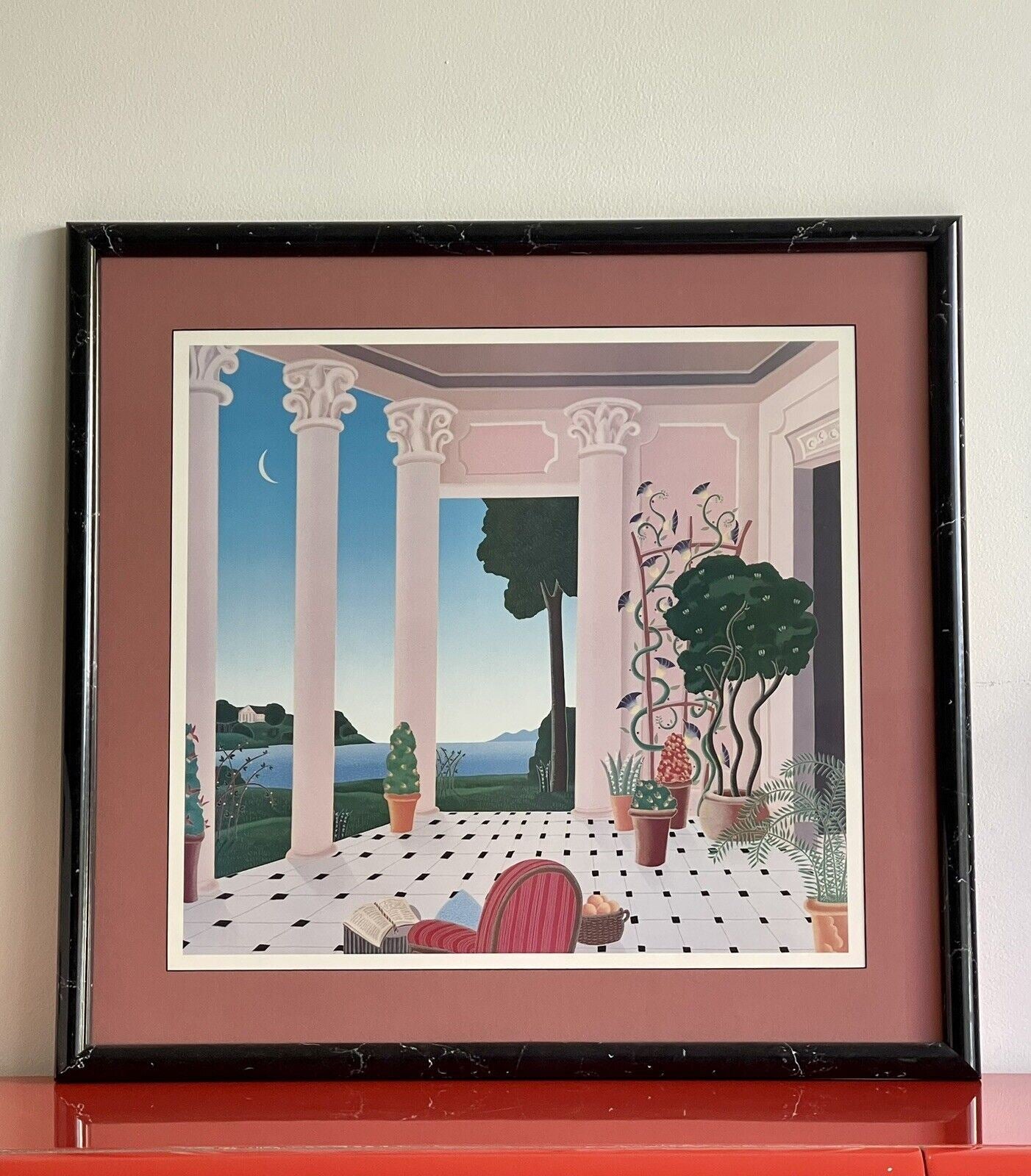 Thomas McKnight NATCHEZ 1987 Modernist Fine Art Print Pop Art Graphics 32” x 30”