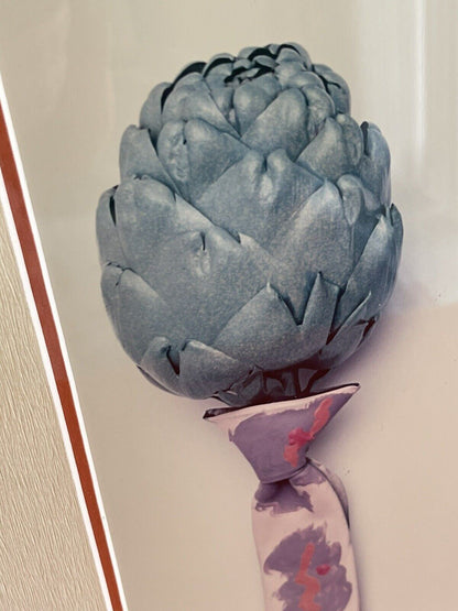 Weird Anthropomorphic Artichokes With Neckties 90s 00s Postmodernism Graphic Art