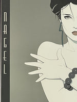 Vintage Patrick Nagel Framed Print “Arms Crossed” Pop Art Graphic Postmodernism