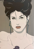 Vintage Patrick Nagel Framed Print “Arms Crossed” Pop Art Graphic Postmodernism