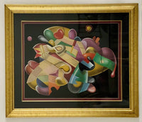 Yankel Ginzburg “Candy Store” 80s Pop Art Postmodern Serigraph Framed 49” x 42”