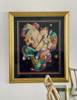 Yankel Ginzburg “Candy Store” 80s Pop Art Postmodern Serigraph Framed 49” x 42”