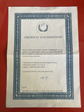 Serge Helenon Modernist Abstract Engraving w/ COA Ivory Coast West Indies