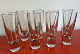 Carlos Moretti Italy 1980s Weighted Highball Glasses Set of Eight (8) Retro Bar