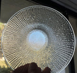 Iittala Aslak 7” Glass Bread Salad Plates Tapio Wirkkala MCM Modernist Lot of 10