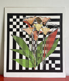 Postmodern 1980s 1990s Graphic Art Limited Edition Lithograph LK Sturm Unframed