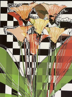 Postmodern 1980s 1990s Graphic Art Limited Edition Lithograph LK Sturm Unframed