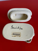 Double Creek Art Pottery Trinket Box Studio Ceramic Porcelain Signed Barwick ‘92