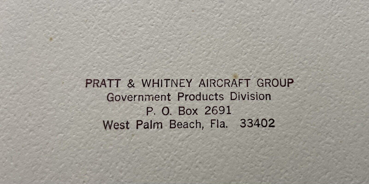 Vintage 80s F-16 Fighting Falcons Photograph 25x21 Pratt and Whitney Offices