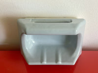 NOS Vintage BABY BLUE Ceramic MCM Bathroom Fixtures Matched Set of 4 Deadstock