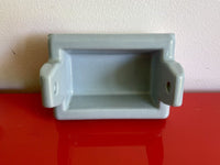 NOS Vintage BABY BLUE Ceramic MCM Bathroom Fixtures Matched Set of 4 Deadstock