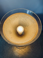 Retro 80s 90s Novelty Glass Martini Cocktail Bar Lamp Kitsch Tiki Barware 12”