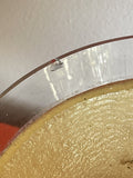 Retro 80s 90s Novelty Glass Martini Cocktail Bar Lamp Kitsch Tiki Barware 12”