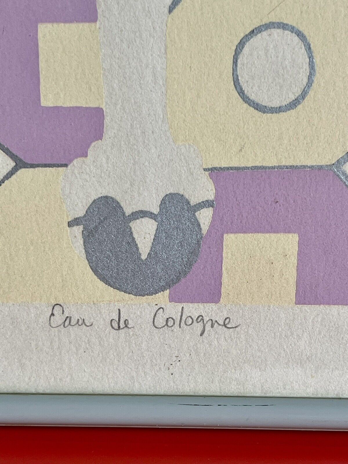 Linda Southworth Fine Art Serigraph “Eau De Cologne” Signed Bathtub Graphic Art