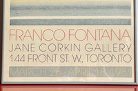 Franco Fontana 1981 Gallery Exhibition Poster Abstract Expressionism Minimalism