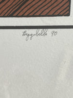 BIGGIBILLA Aboriginal Australia Indigenous Fine Art Diptych Print 1990 41/75