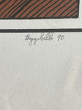 BIGGIBILLA Aboriginal Australia Indigenous Fine Art Diptych Print 1990 41/75