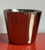 GLAM 60s 70s Silver Fade Cocktail Bar Set Vitreon Queens Lusterware 14 pc Caddy